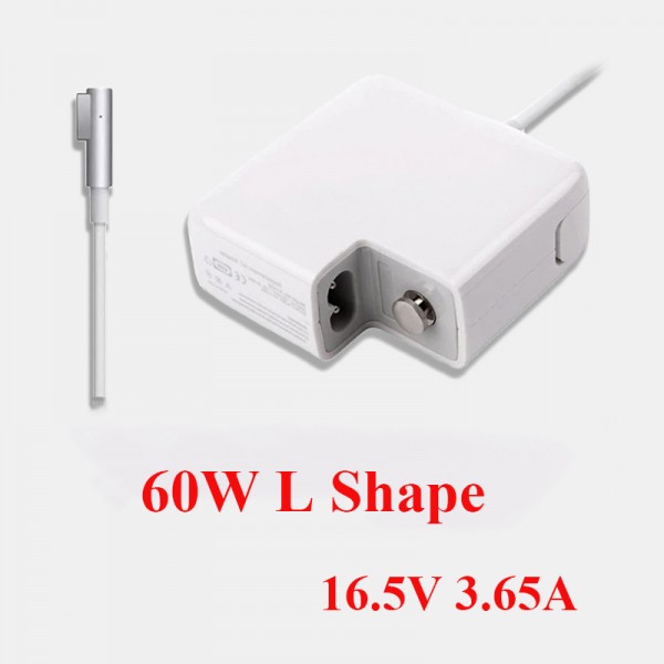 Laptop AC Adapter 60W Charger L Shape for Macbook Air Pro Power Adapter Fast Charger