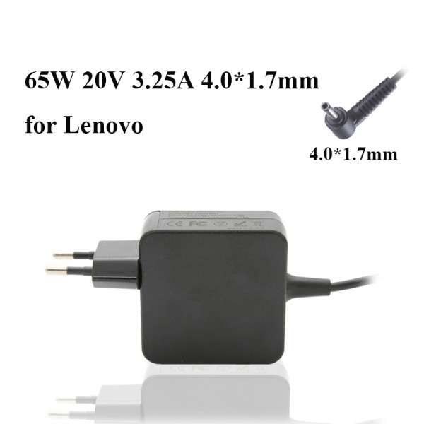 Laptop AC Adapter 65W 20V 3.25A 4.0*1.7mm for Lenovo thinkpad Power Supply Charger