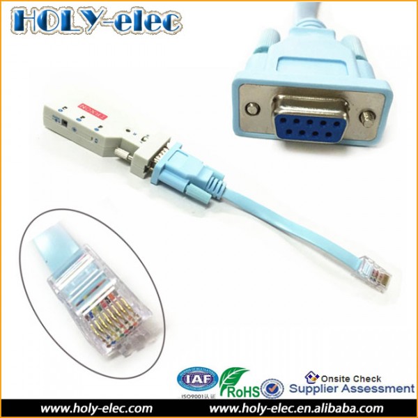 Console Cable RJ45 To RS232 Serial Cable, Short Cable for Bluetooth Adapter Used