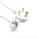 UK Power Extension Cable 1.8m For MacBook NEW iPad Tablet AC Power Cable Charging Cable