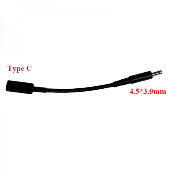 PD 100W Type C female to 4.5*3.0mm male Laptop Adapter Charging Cable for Laptop Converter Cable