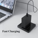 100W laptop charger adapter DC round port square port power to Type-C charging PD converter head