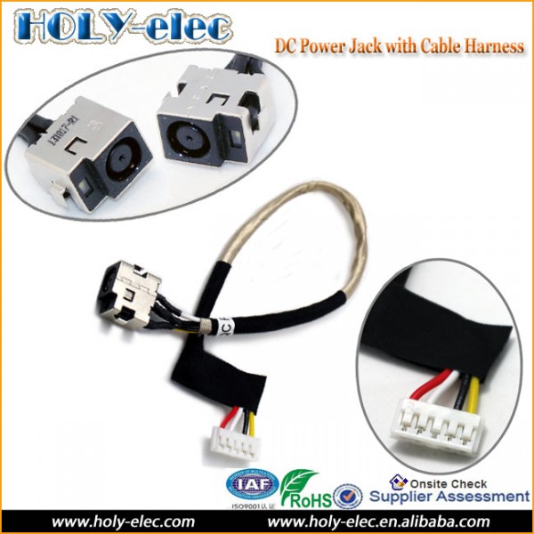 Laptop DC Power Port Jack Socket & Cable Wire HP Compaq Presario CQ45 CQ40