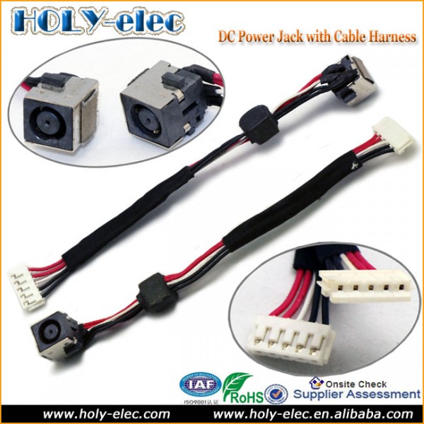 Laptop DC Power Jack Socket and Cable Wire HP EliteBook 8540w 595787-001