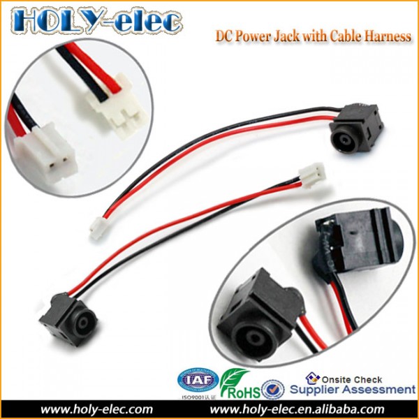 Laptop DC Power Port Socket Jack Connector and Cable Wire Lenovo Essential B590 PN: 50.4TE08.031