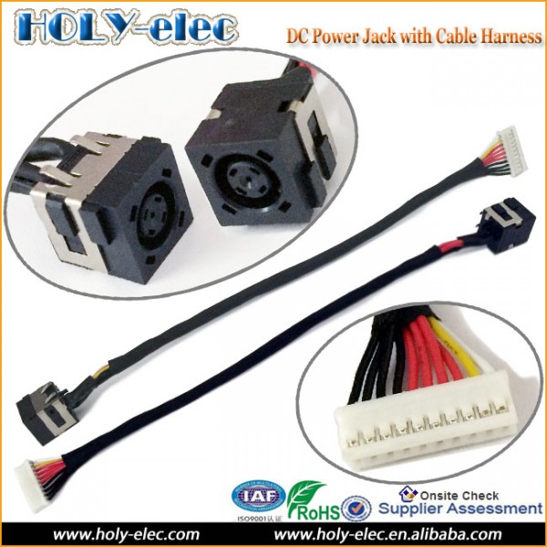 Laptop DC Power Jack Socket Port And Cable Wire FOR DELL Precision M4700 M 4700