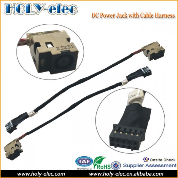 Laptop DC Power Port Jack Socket and Cable Wire FOR HP P/N:678225-YD1 P/N:CBL00300-0150