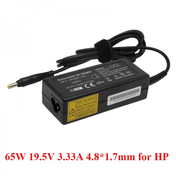 Laptop Power Supply OEM Adapter 19.5V 3.33A 4.8*1.7mm 65W for HP Power Charger