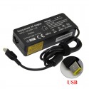 OEM AC Adapter 20V 4.5A 90W Square USB for Lenovo Laptop Power Supply