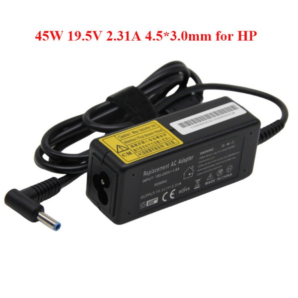 Power Charger 45W 19.5V 2.31A 4.5*3.0mm OEM Adapter for HP Laptop Power Supply