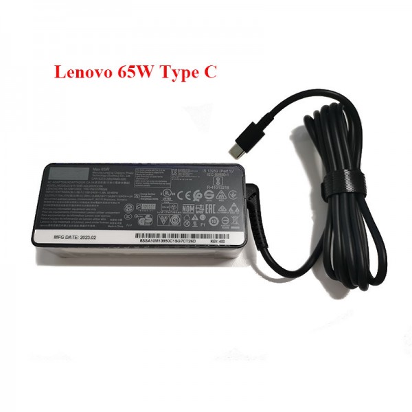 Top Rated 20V 3.25A 65W Type C Laptop Adapter USB-C For Lenovo ThinkPad 475 E480 E485 E490 Charger