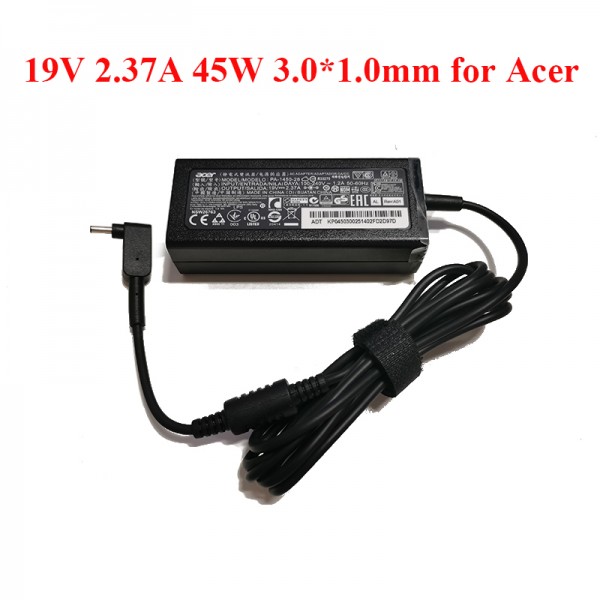 Genuine 19V 2.37A 45W AC Adapter Charger PA-1450-26 Power Supply 3.0*1.0mm for Acer