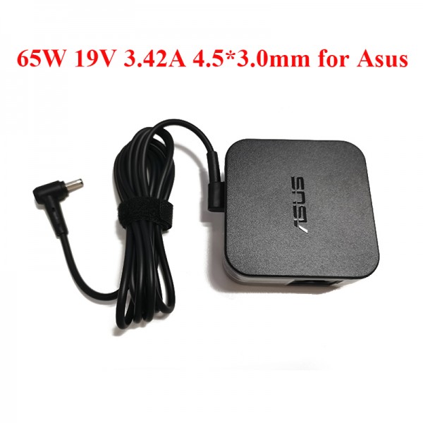 65W 19V 3.42A 4.5*3.0MM AC Adapter Charger For ASUS Vivobook 15X OLED M3504 Laptop Power Supply