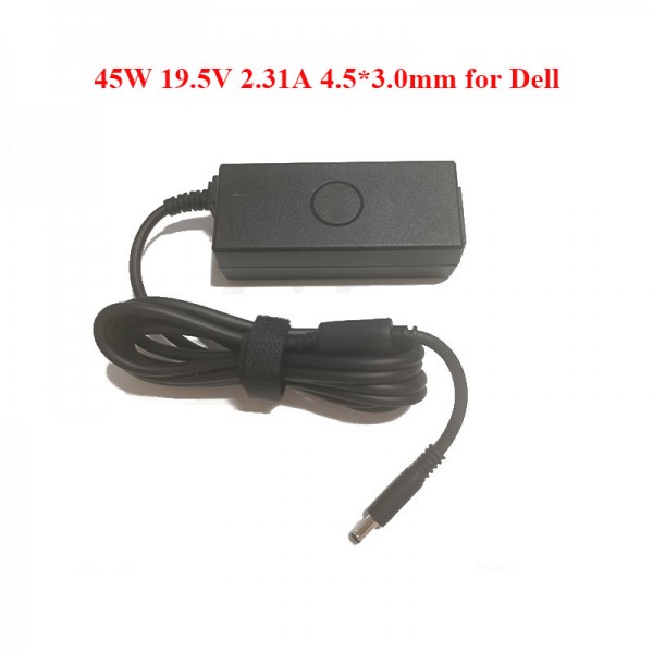 Original AC Adapter 45W 19.5V 2.31A 4.5*3.0mm black tip for Dell Laptop Charger Power Supply