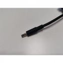 DC Power Jack Cable 4.5*3.0mm Black Tip For Dell 90W Rectangle Protector Bend Cord 1.8m