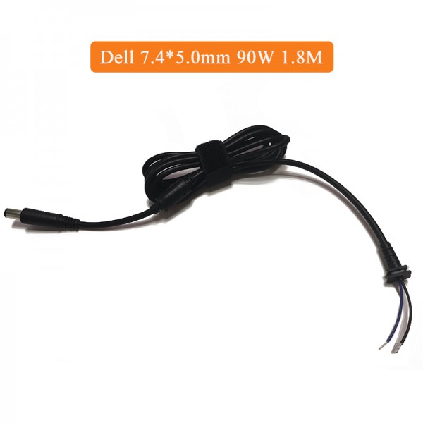 Top Rated DC Power Cable 7.4*5.0mm Tip 3 Wires 90W For Dell Laptop Charger Repair Cord 1.8m