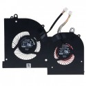 Laptop Cpu & Gpu Cooling Fan For Msi Gs65 Gs65Vr Ms-16Q2 16Q2-Cpu-Cw 16Q2-Gpu-Cw