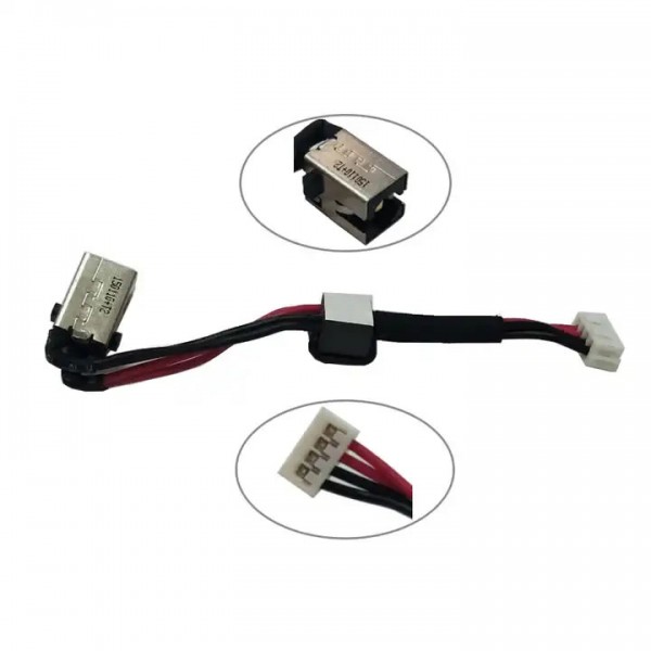 PJ490 DC Power Jack Charging Cable Harness for Toshiba Satellite C850 C850D C855 C855D